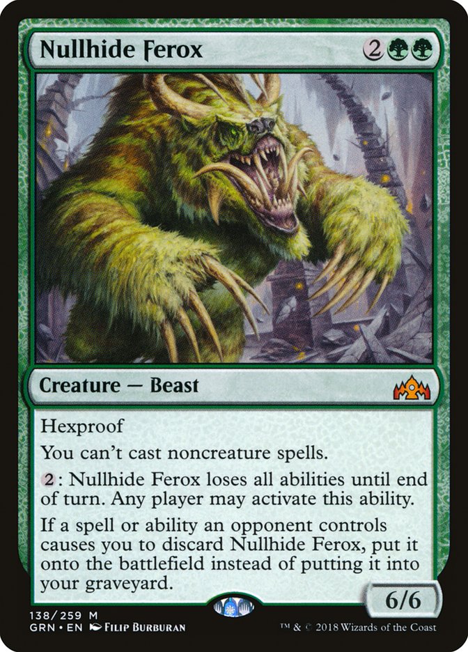 Nullhide Ferox 138/259 (Guilds of Ravnica)  - Foil