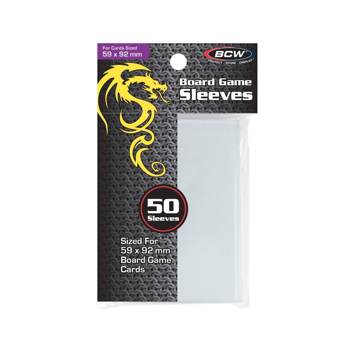 BCW Board Game Sleeves Standard European - Good Games