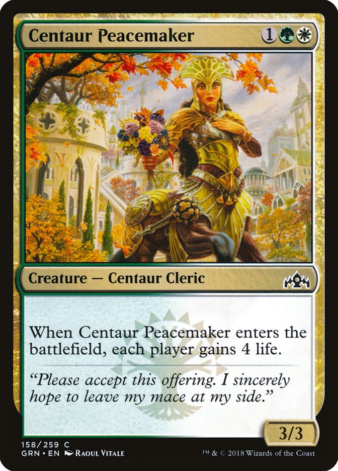 Centaur Peacemaker 158/259 (Guilds of Ravnica) 