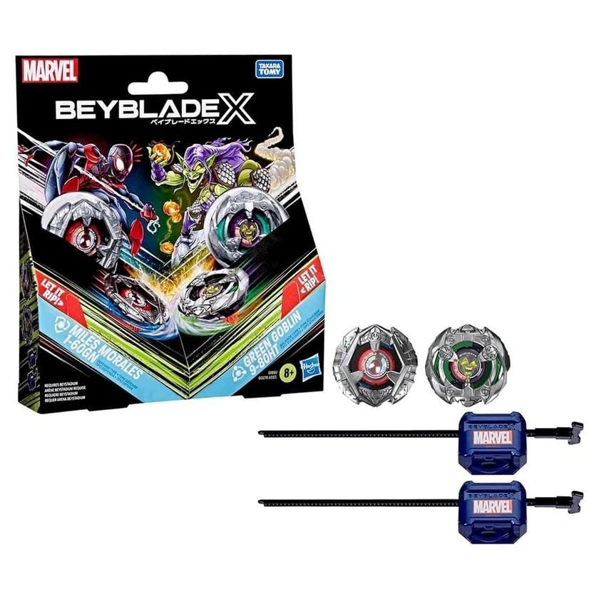 Beyblade - X - Miles Morales - 1-60GN vs. Green Goblin - 9-80HT