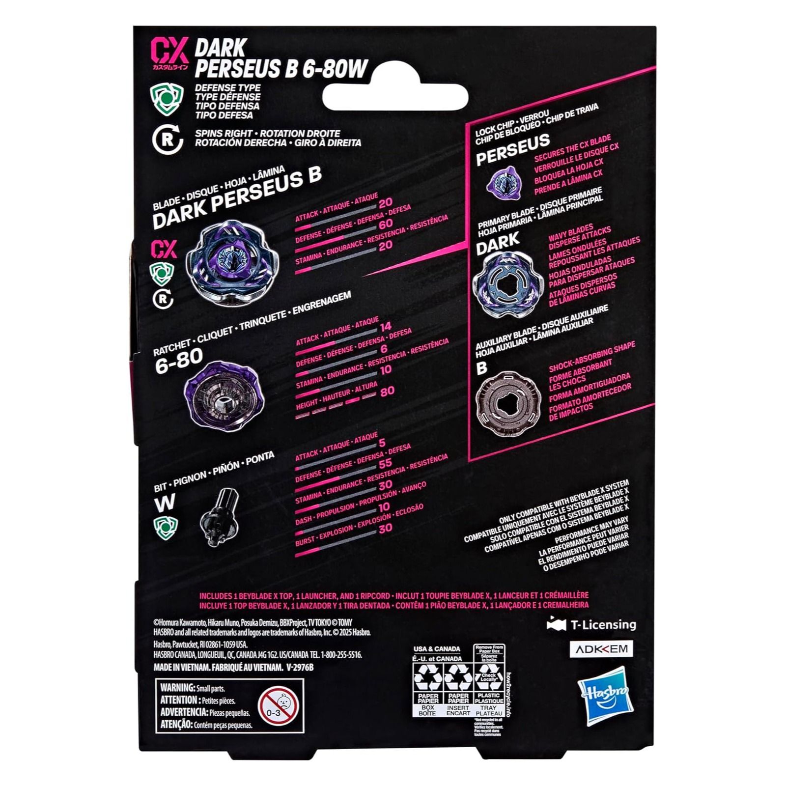 Beyblade X - Dark Perseus B 6-80W - Good Games