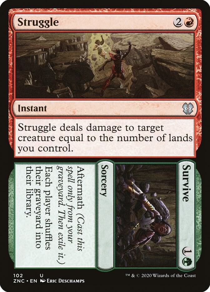 Struggle // Survive 102/142 (Commander: Zendikar Rising) 