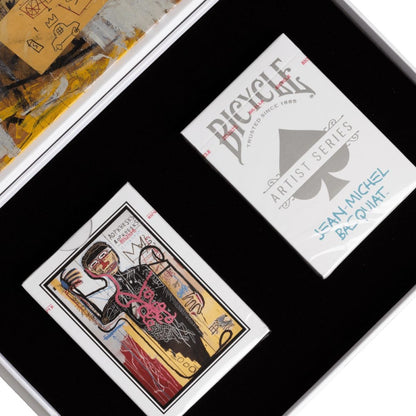 Bicycle Artist Series Jean-Michel Basquiat Red/Blue 2pk Boxed Set Limited Series - Preorder - Good Games
