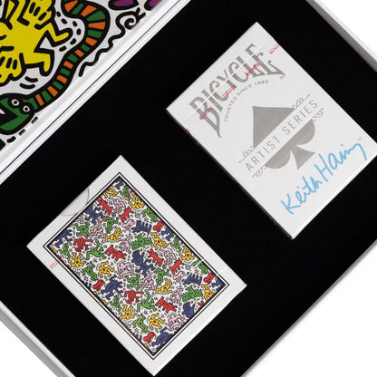 Bicycle Artist Series Keith Haring Red/Blue 2pk Boxed Set Limited Series - Preorder - Good Games