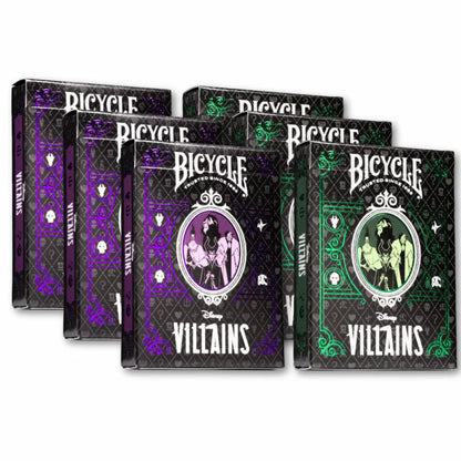 Bicycle Disney Villains Green/Purple Mix Playing Cards - Good Games