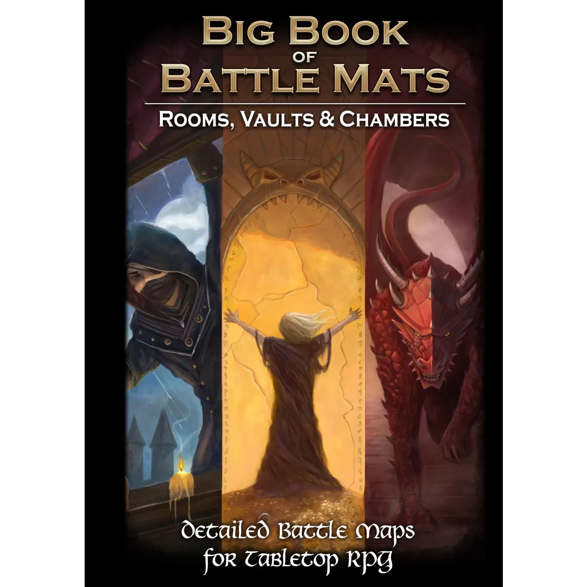 Big Book of Battle Mats Rooms Vaults Chambers - Good Games
