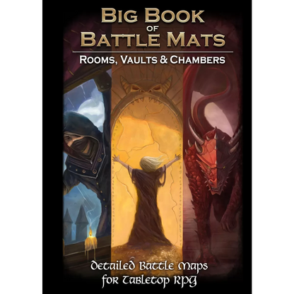 Big Book of Battle Mats Rooms Vaults Chambers - Good Games