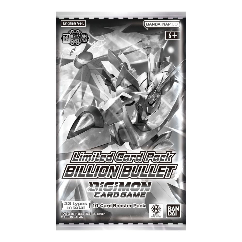 Digimon Card Game: Limited Card Pack Booster Pack – Billion Bullet [LM-06]