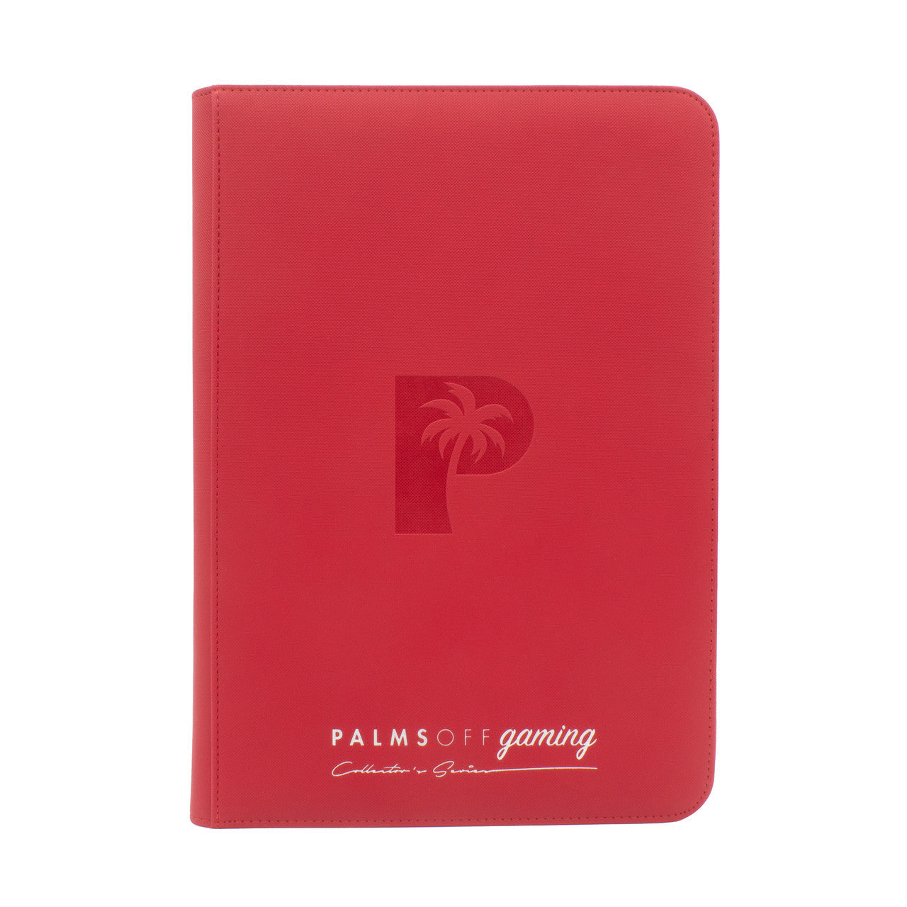 Palms Off Gaming 1st Ed Red - Collectors Series 9 Pocket Zip Trading Binder - Good Games