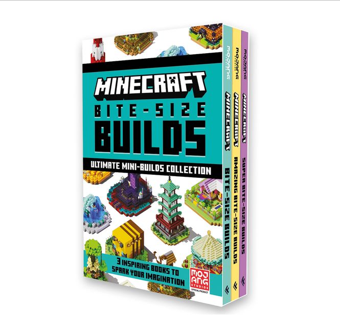 Minecraft Bite Size Builds Slipcase X 3 (Preorder) - Good Games