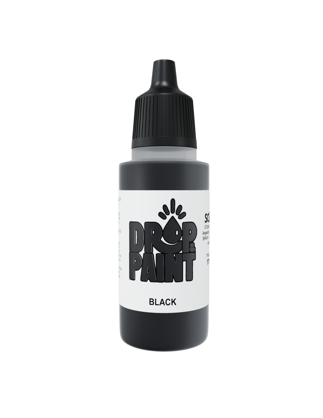 Scale 75 Drop and Paint 17ml - Black - Good Games