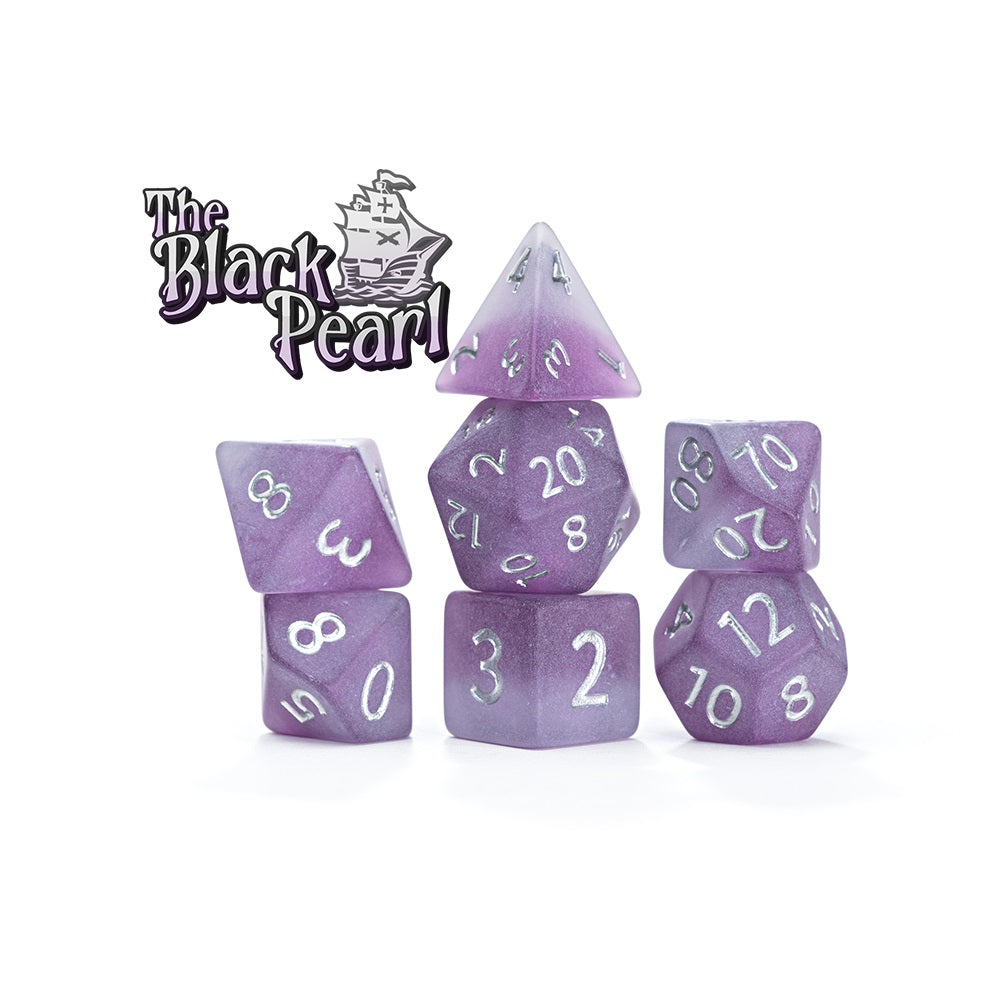 Gatekeeper Sea Glass Dice - The Black Pearl (Preorder) - Good Games