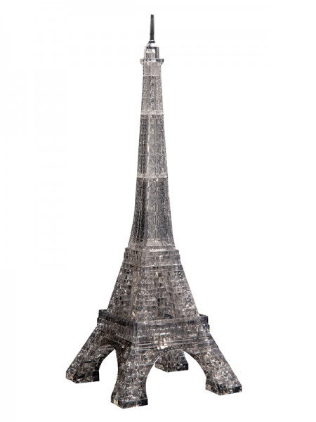 3D Black Eiffel Tower Crystal Puzzle - Good Games
