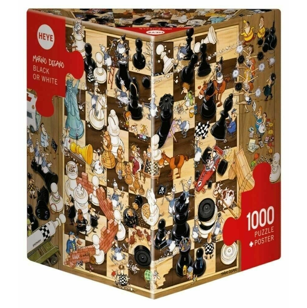 Heye - Black Or White: 1000 Piece Jigsaw