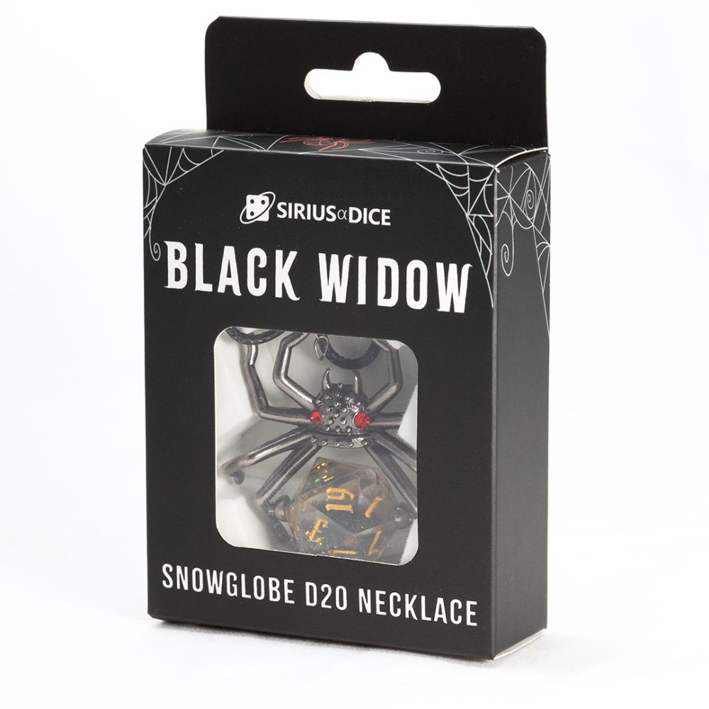 Sirius Dice - Black Widow 20 Necklace - Good Games
