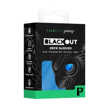 Palms off Gaming - Black Out Deck Sleeves Standard Size - Good Games