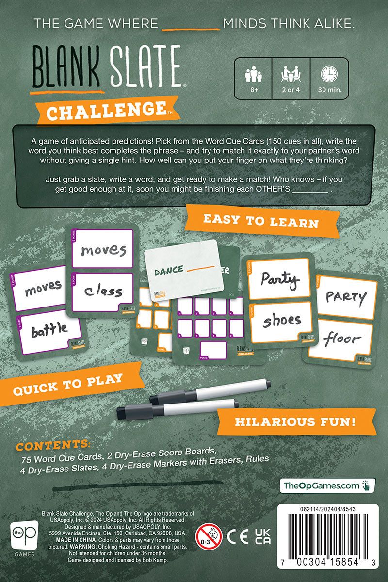 Blank Slate Challenge - Good Games