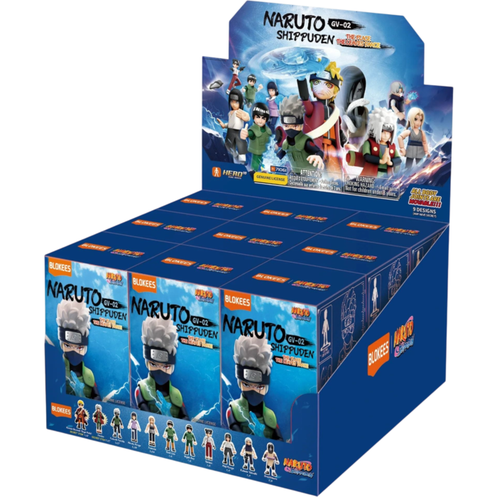 Narutoc GV02 Shippuden The Place The Leaves Dance 1 in 9 Blind Box Display