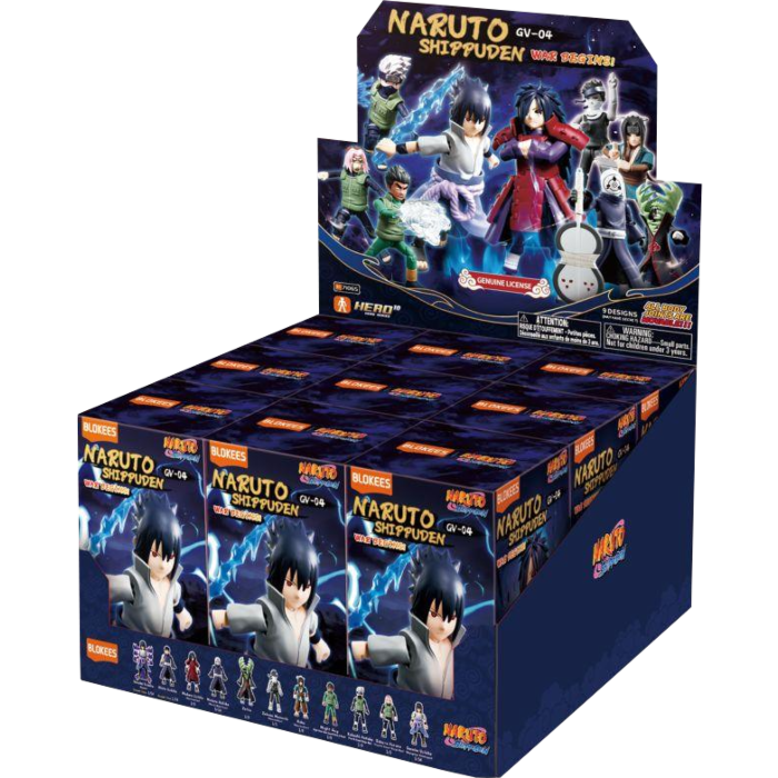 Blokees - Naruto - Blind Box - War Begins GV04 Display