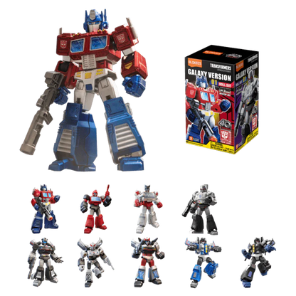 Transformers Galaxy Version 01 - Roll Out Blokees Figures - 9 In 1 Blind Box Display
