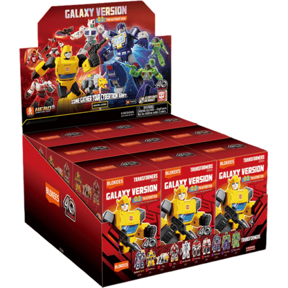 Transformers Galaxy Version 03 - The Autobot Run Blokees Figures - 9 In 1 Blind Box Display