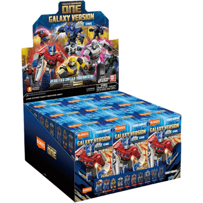 Transformers Galaxy Version 05 - One Blokees Figures - 9 In 1 Blind Box Display
