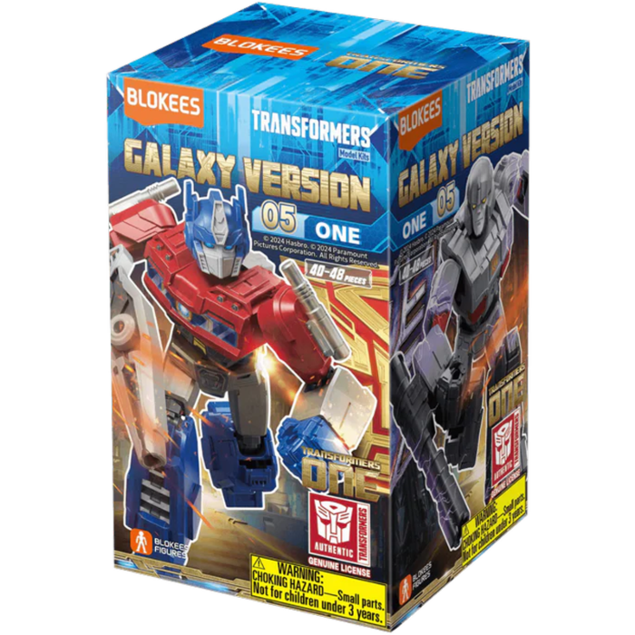 Transformers Galaxy Version 05 - One Blokees Figures - 9 In 1 Blind Box Display