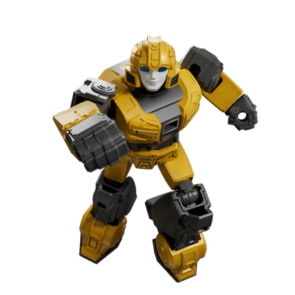 Transformers Galaxy Version 05 - One Blokees Figures - 9 In 1 Blind Box Display