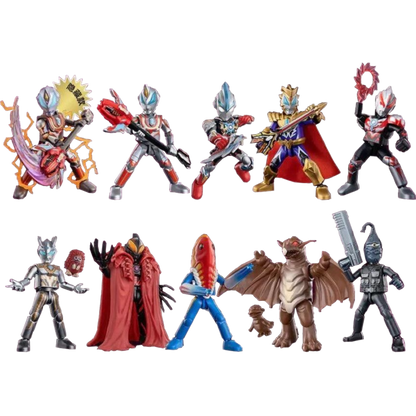 Blokees Figures - Ultraman 73114 - Galaxy Version 14 - Connect The Wishes!! - 9 In 1 Blind Box Display