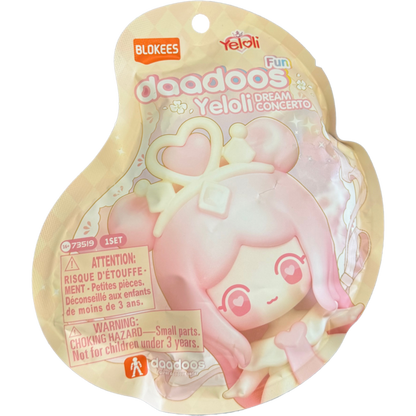 Yeloli Dadoos - Fun Collection - Dream Concerto Blokees Figures - 12 In 1 Blind Box Display