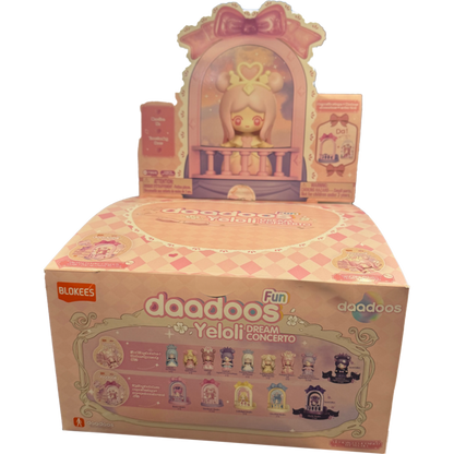 Yeloli Dadoos - Fun Collection - Dream Concerto Blokees Figures - 12 In 1 Blind Box Display