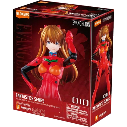 Blokees Model Kit - Evangelion Fantastics Series - Asuka Shikinami Langley (Plug Suit)