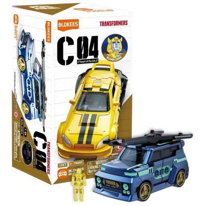 Transformers C04 - Heart Of The Ark - Blokees Wheels Blind Box Display