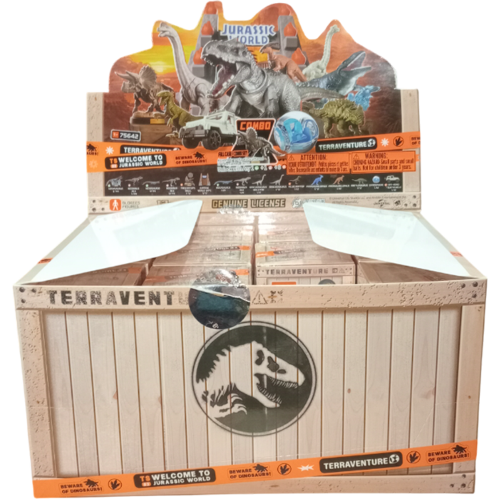 Figures PDQ (12 in 1) - Jurassic World - Terraventure TS02