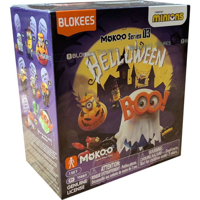 Blokees Figures - Minions Mokoo Series - 03 Belloween - 6 In 1 Blind Box