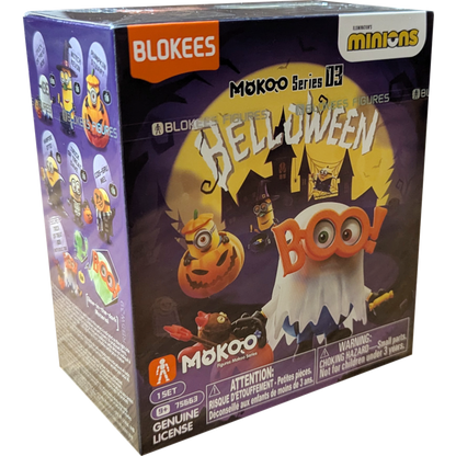 Blokees Figures - Minions Mokoo Series - 03 Belloween - 6 In 1 Blind Box