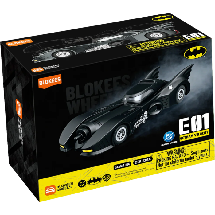 Blokees Wheels PDQ (6 in 1) - BATMAN E01 - Gotham Velocity Blind Box Display