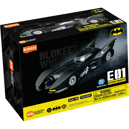 Blokees Wheels PDQ (6 in 1) - BATMAN E01 - Gotham Velocity Blind Box Display