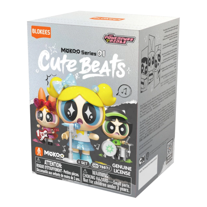 Blokees - The Powerpuff Girls - Mokoo series 01 - Cute Beats Display