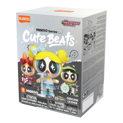 Blokees - The Powerpuff Girls - Mokoo series 01 - Cute Beats Display