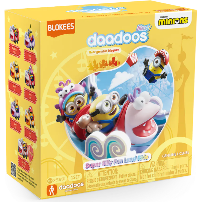 Minions - Daadoos - Nest Series 01 The Roller - Dorable Coaster - 6 In 1 Blind Box Display