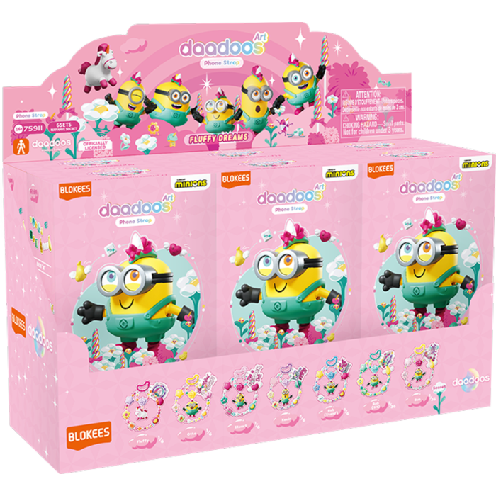 Minions - Daadoos - Art Series 01 Fluffy Dream - 6 In 1 Blind Box Display