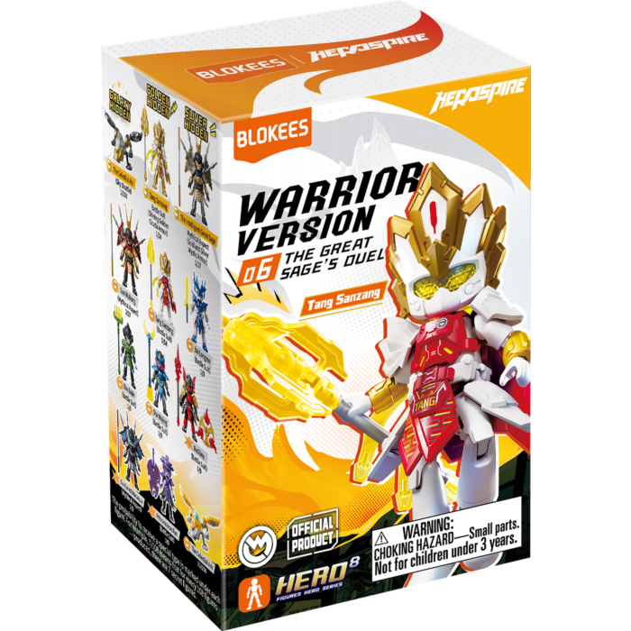 Blokees Figures - Herospire 85041 - Warrior Version 06 - The Great Sage's Duel Blind Box Display