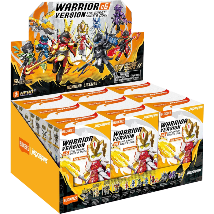 Blokees Figures - Herospire 85041 - Warrior Version 06 - The Great Sage's Duel Blind Box Display