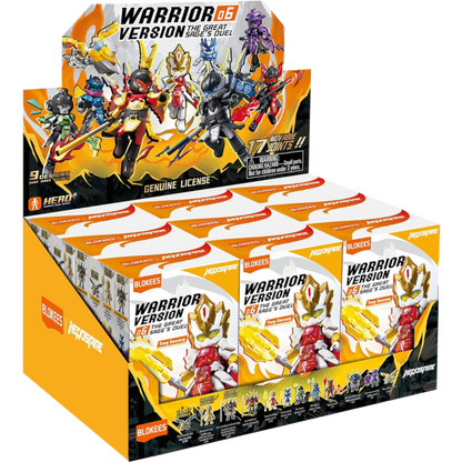 Blokees Figures - Herospire 85041 - Warrior Version 06 - The Great Sage's Duel Blind Box Display
