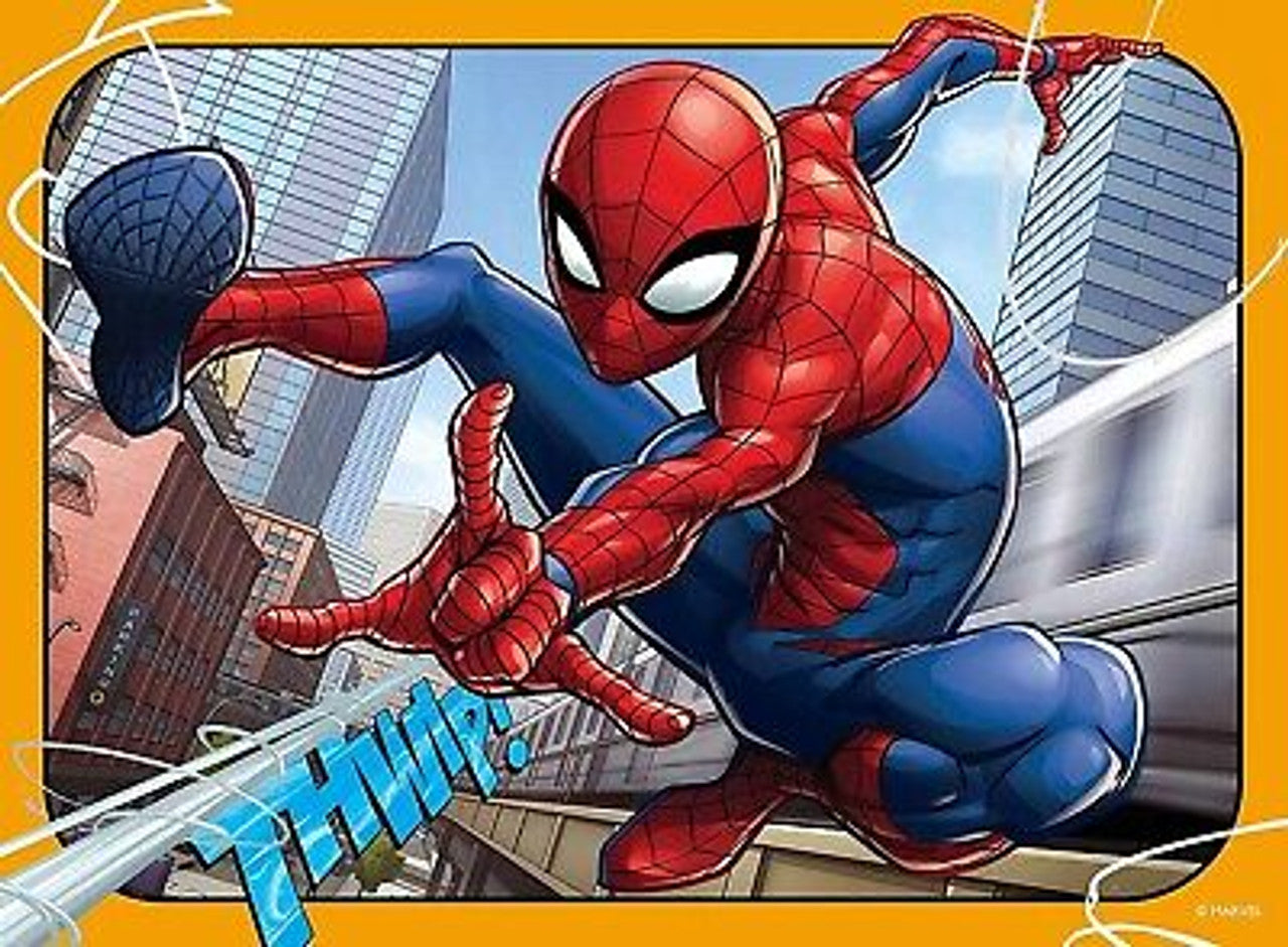 Ravensburger - Spiderman - Action Force 4 in a Box - Good Games