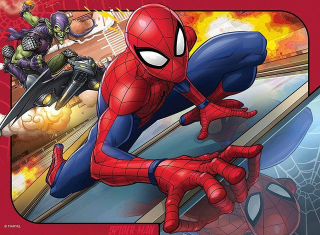Ravensburger - Spiderman - Action Force 4 in a Box - Good Games