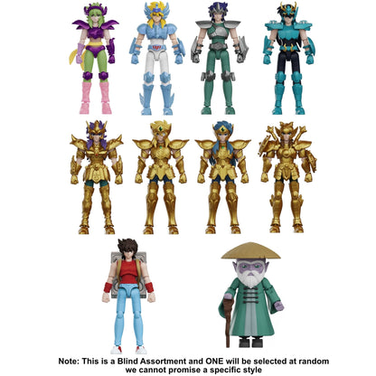 Blokees Figures - Saint Seiya 75032 - Saint Seiya - Galaxy Version 02 - The Legacy Of The Golden Saints - 9 In 1 Blind Box