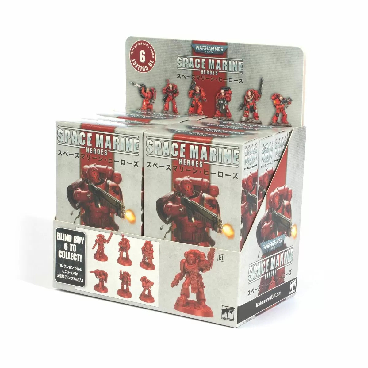 Space Marine Heroes Series 4 Display - Blood Angels Collection One - Good Games