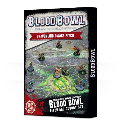 Blood Bowl - Skaven & Dwarf Pitch/Dugouts Old - Good Games